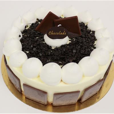 Keuppens roomijs - Ronde ijstaart chocolade